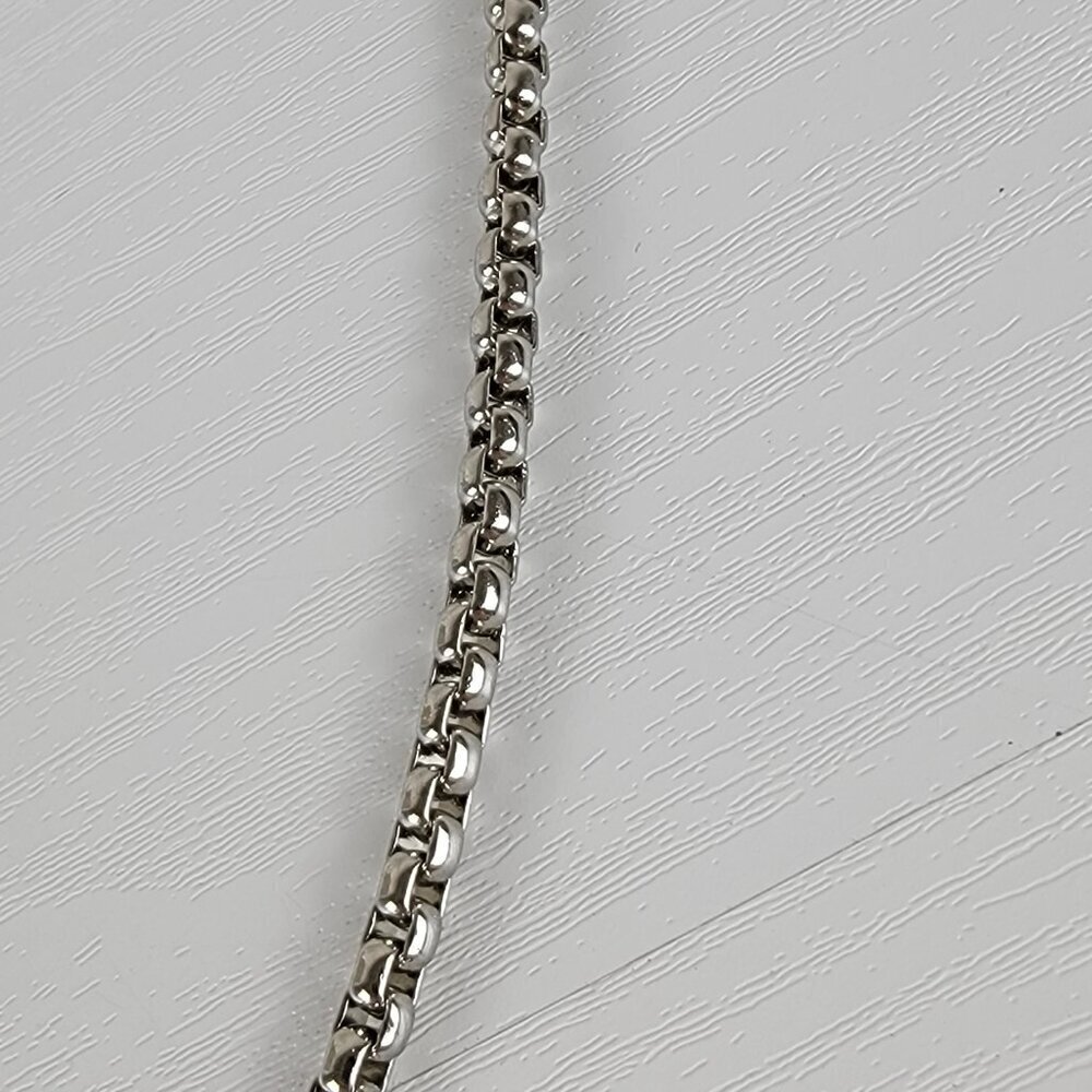 Multicolor Stone Cabochon Rectangle Statement Pen… - image 6